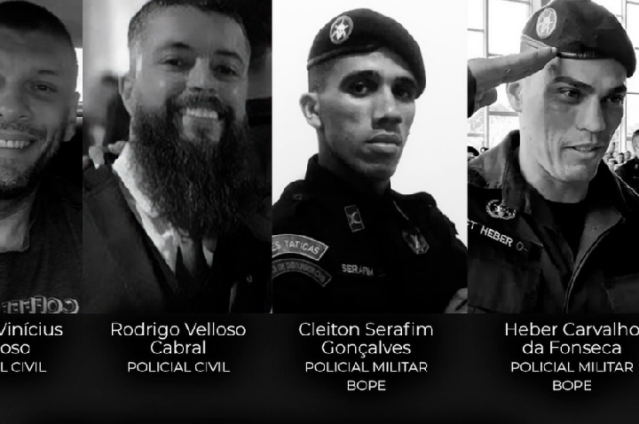 MS Conservador de Luto pelos Heróis de Farda que morreram na luta contra o tráfico no Rio de Janeiro