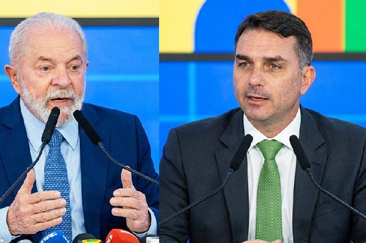 Pesquisa: Flávio cresce e aparece numericamente à frente de Lula no 2º turno