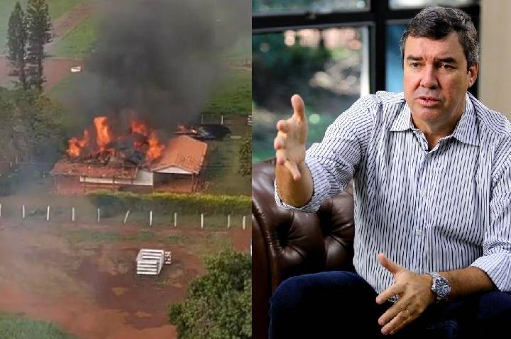 Riedel manda investigar invasão e incêndio de fazenda em Caarapó
