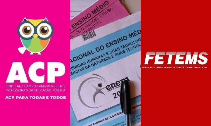 Sindicatos da Educação de Campo Grande se calam sobre péssimo desempenho de alunos no ENEM