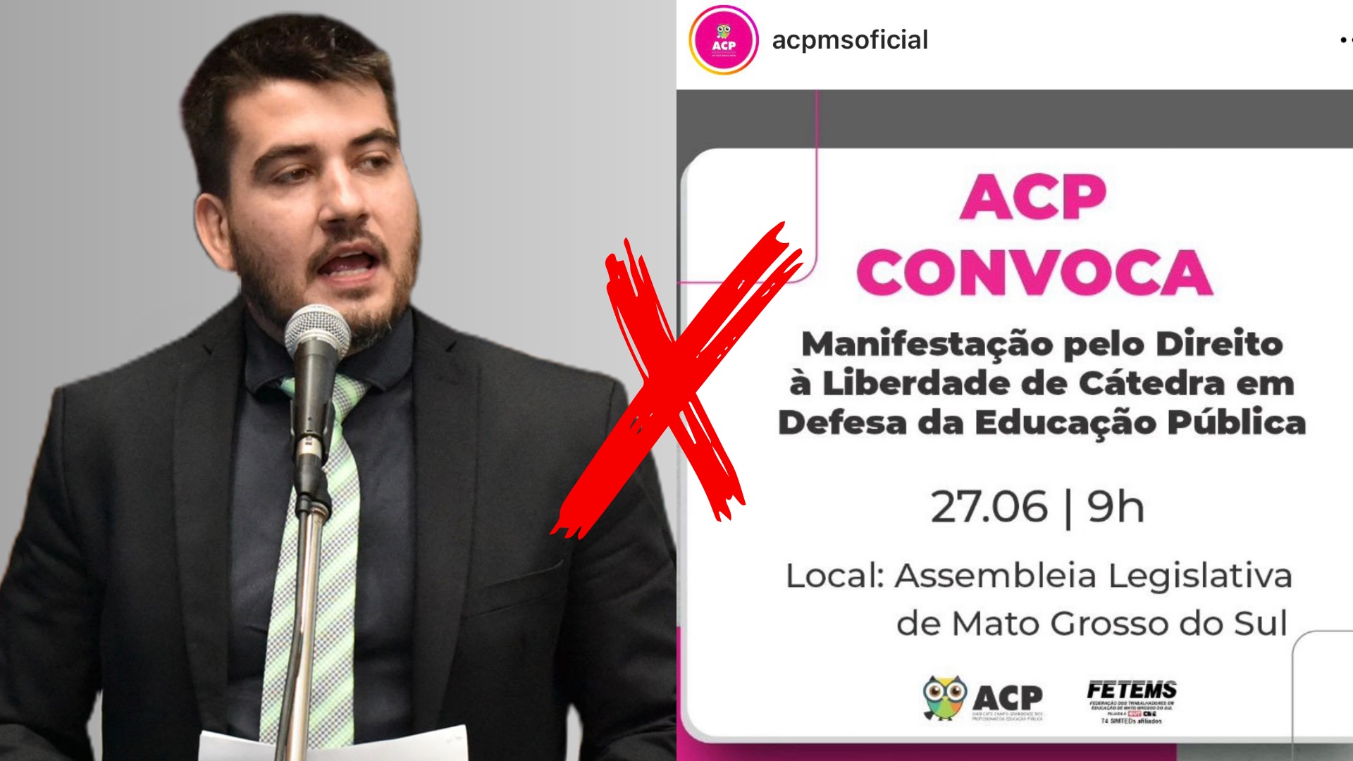 Após denúncia de doutrinação, Sindicato convoca professores contra deputado bolsonarista