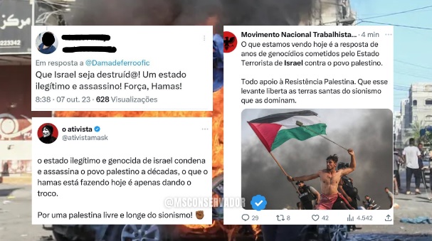 Esquerda parabeniza grupo terrorista por ataques a Israel
