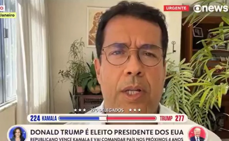 Jornalista da GloboNews chama vitória de Trump de “retrocesso”