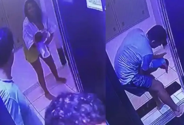 Bombeiro de folga salva recém-nascida engasgada após elevador parar no andar onde mãe pedia ajuda; VÍDEO