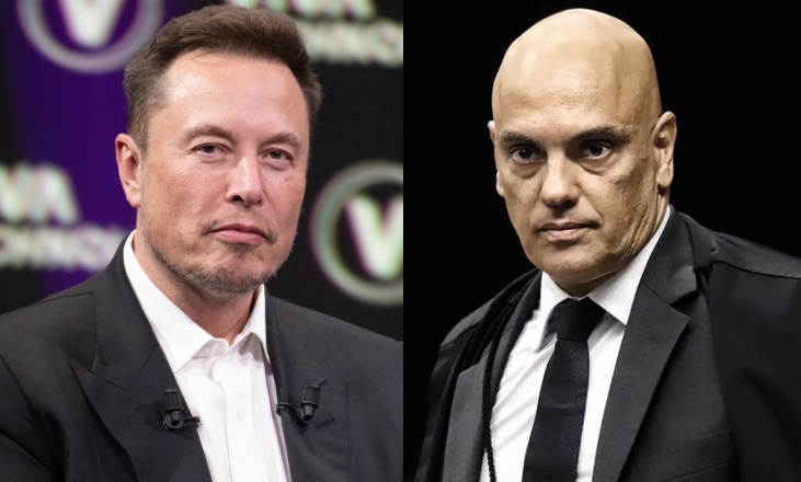 Musk chama Moraes de ‘ditador brutal’ e diz que ministro do STF tem Lula em ‘coleira’