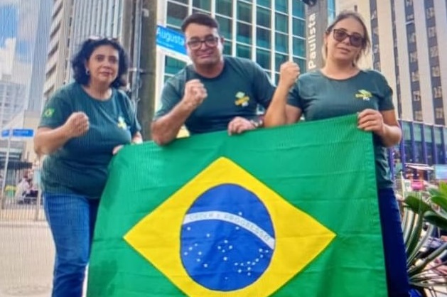 Douradenses são os primeiros a chegar na Paulista para ‘Ato’ de apoio a Bolsonaro