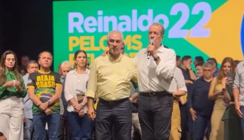 Reinaldo filia ao PL com discurso contra o PT e união com Jair Bolsonaro
