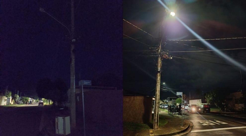 Após pedido de Rafael Tavares, Prefeitura troca lâmpada e melhora iluminação no bairro Nova Lima