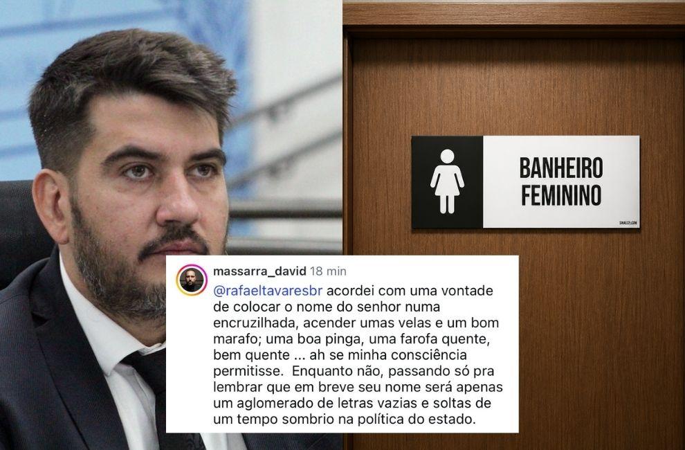 Vereador é ameaçado após aprovação do PL que proíbe Trans em banheiro feminino