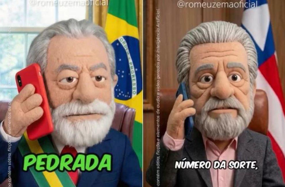 OS INTOCÁVEIS: Zema usa IA para ironizar Lula e Jaques Wagner após operação da PF