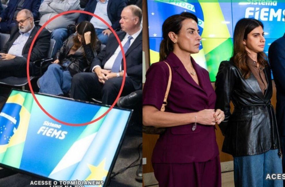 Após apelar para a “violência de gênero”, Camila Jara é desmentida por fotos divulgadas na Fiems