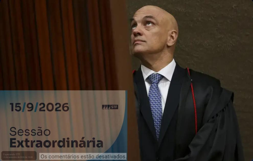 STF atrasa sessão sobre Moraes, reúne milhares e mantém comentários desativados