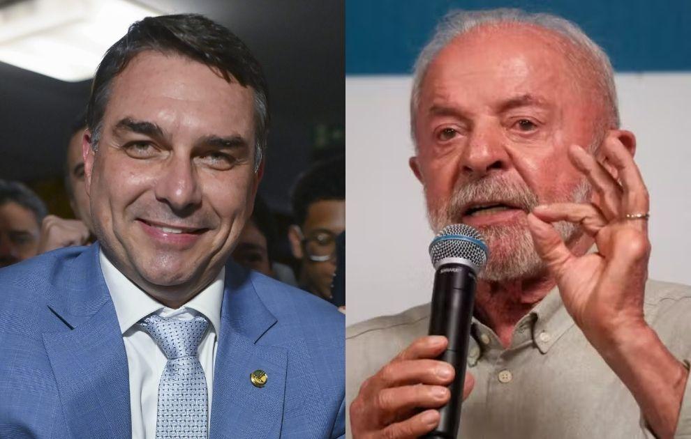 Flávio Bolsonaro dispara e chega a 52%, contra 48% de Lula, aponta PoderData/Aya