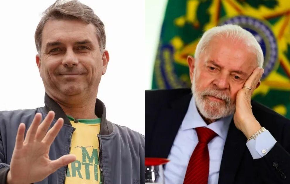 Pesquisa PoderData aponta Flávio Bolsonaro com 53% e Lula com 47% no segundo turno