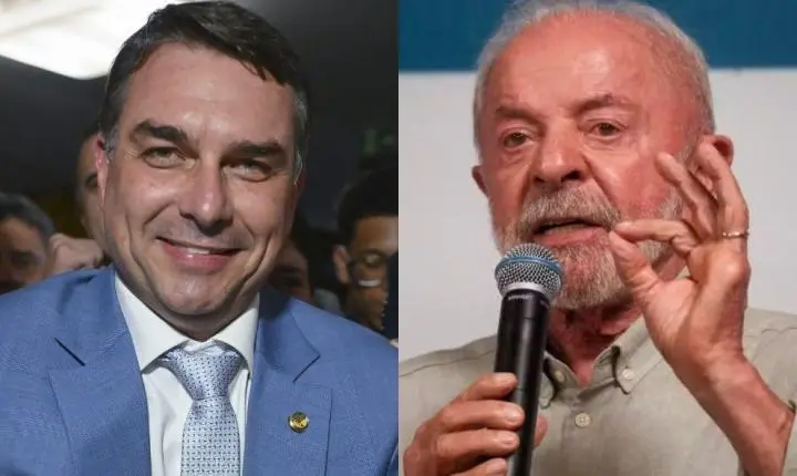 Flávio Bolsonaro dispara e chega a 52%, contra 48% de Lula, aponta PoderData/Aya