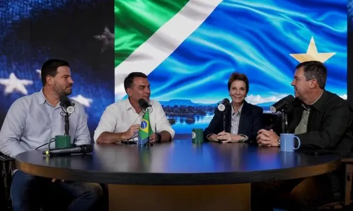 Riedel, Contar e Tereza participam de live com Flávio Bolsonaro